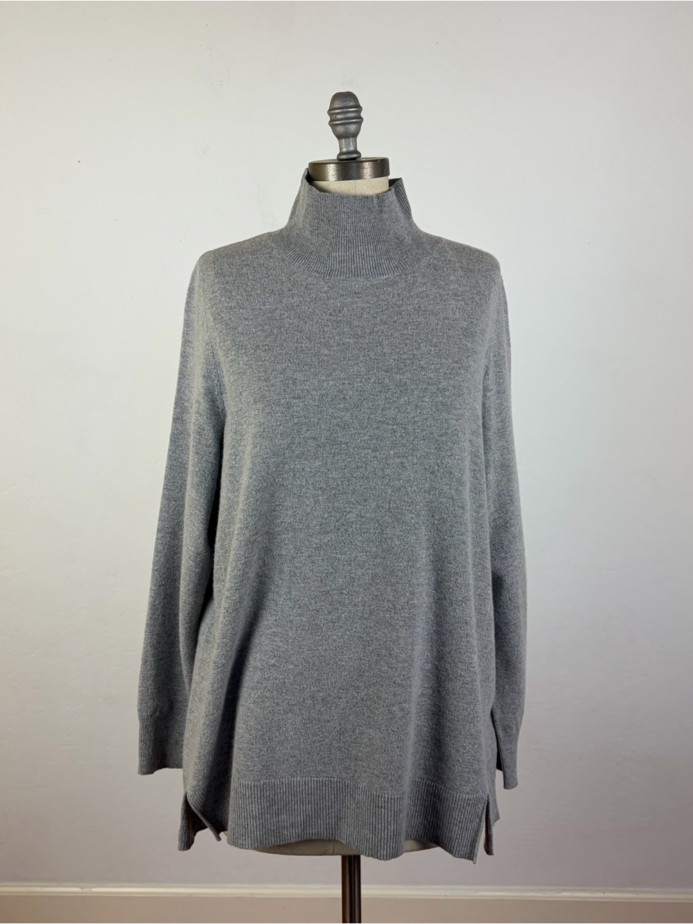 Munthe The Simple Studio Grey Cowl Sweater